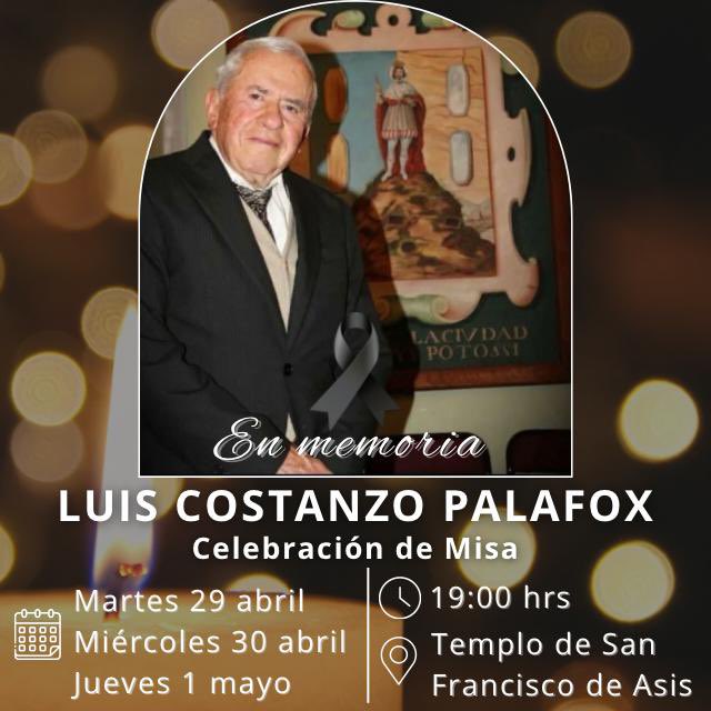 MarvelyCostanzo's tweet photo. Familia querida, las misas de mi papá se llevarán a cabo a partir de mañana martes en el Templo de San Francisco a las 7 pm. 

Gracias por sus mensajes, trataré de responder cada uno a la brevedad y sólo me queda agradecer tanto amor para mi padre. 

Sin duda es una pérdida que no solo la sentimos sus hijos y su viuda, es una pérdida para todas las familias Potosinas. 

Mi gratitud con cada uno de ustedes.