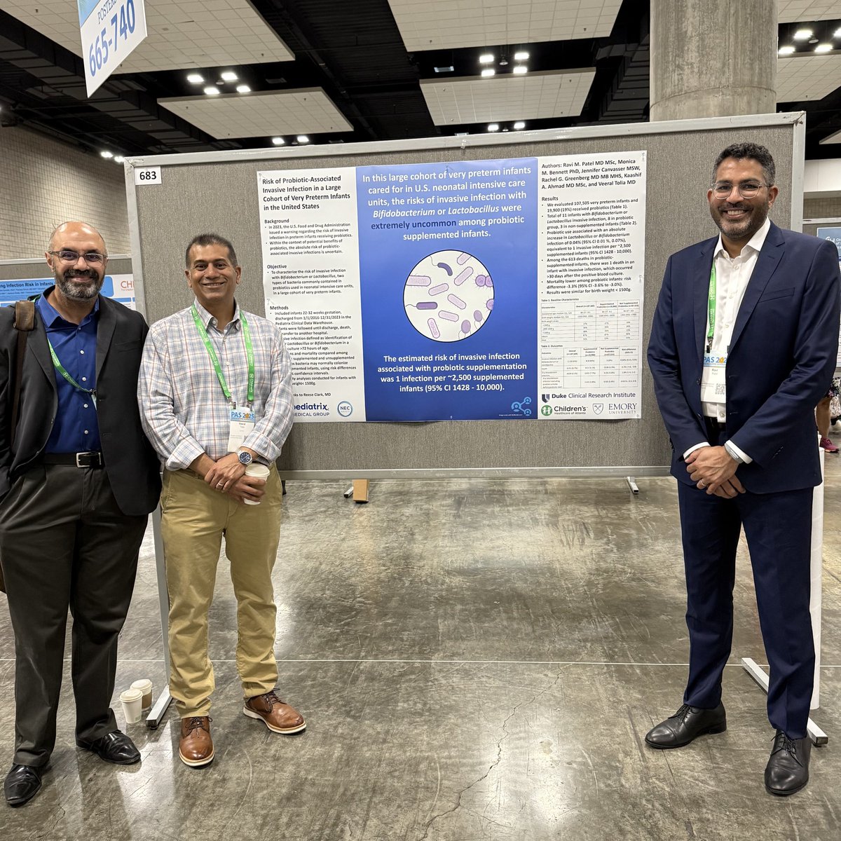 Ravi Mangal Patel (@ravimpatelmd) on Twitter photo Our <a href="/PASMeeting/">Pediatric Academic Societies</a> poster on the risks of invasive infection with probiotic supplementation with <a href="/veeraltolia/">Veeral Tolia, MD</a> and <a href="/kaashif_ahmad/">Kaashif Ahmad, MD, MSc</a> #PAS2025
🔑 message: excess risk of probiotic-associated invasive infection is extremely low (1 per 2500 supplemented infants) Our <a href="/PASMeeting/">Pediatric Academic Societies</a> poster on the risks of invasive infection with probiotic supplementation with <a href="/veeraltolia/">Veeral Tolia, MD</a> and <a href="/kaashif_ahmad/">Kaashif Ahmad, MD, MSc</a> #PAS2025
🔑 message: excess risk of probiotic-associated invasive infection is extremely low (1 per 2500 supplemented infants)