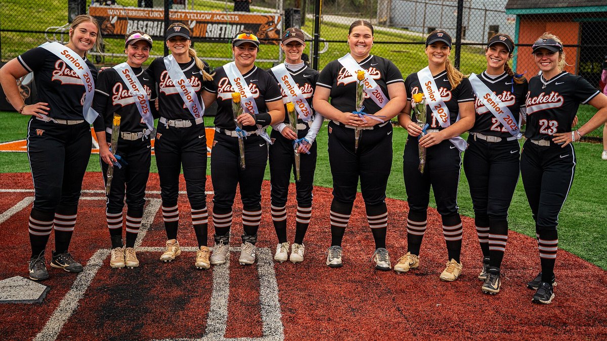 Waynesburg Athletics (@wujackets) on Twitter photo ๐๐๐ผ๐๐ ๐๐๐, ๐๐๐๐๐๐๐๐ฅ
Farewell to the most decorated class in <a href="/WUJacketsSB/">Waynesburg University Softball</a> history. #JacketUp
๐ธTwo-time PAC champions and NCAA Regional appearances (2022-23)
๐ธPAC Tournament runners-up (2024)
๐ธ102 wins, four 20+ win seasons
waynesburgsports.com/news/2025/4/28โฆ ๐๐๐ผ๐๐ ๐๐๐, ๐๐๐๐๐๐๐๐ฅ
Farewell to the most decorated class in <a href="/WUJacketsSB/">Waynesburg University Softball</a> history. #JacketUp
๐ธTwo-time PAC champions and NCAA Regional appearances (2022-23)
๐ธPAC Tournament runners-up (2024)
๐ธ102 wins, four 20+ win seasons
waynesburgsports.com/news/2025/4/28โฆ