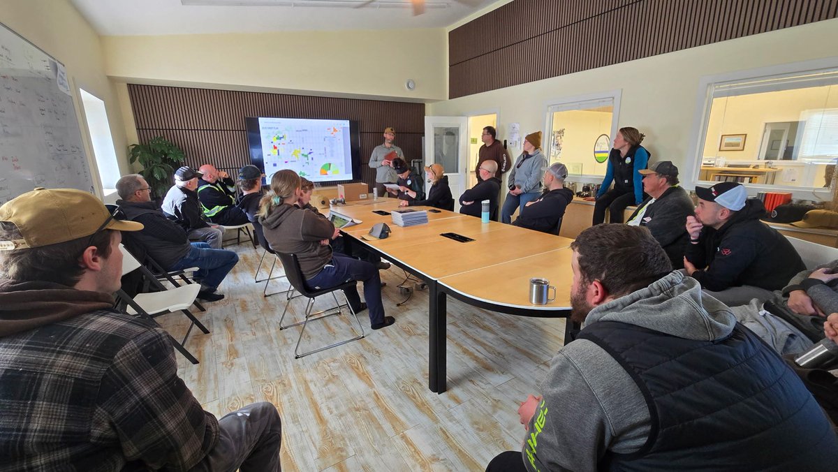 Seeding orientation day.  We should be hitting the fields by mid week!