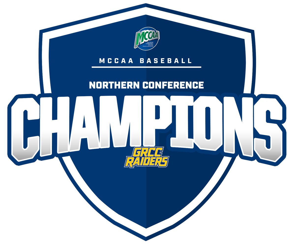 MCCAA (@mccaa1926) on Twitter photo 33rd Conference Title! 👀
Congrats to <a href="/baseball_grcc/">Grand Rapids Community College Baseball</a> for winning the program's third straight and 33rd overall conference title after clinching the 2025 Northern Conference Championship over the weekend! The Raiders will open the <a href="/NJCAARegion12/">NJCAA Region 12</a> Tournament with a home series! 33rd Conference Title! 👀
Congrats to <a href="/baseball_grcc/">Grand Rapids Community College Baseball</a> for winning the program's third straight and 33rd overall conference title after clinching the 2025 Northern Conference Championship over the weekend! The Raiders will open the <a href="/NJCAARegion12/">NJCAA Region 12</a> Tournament with a home series!