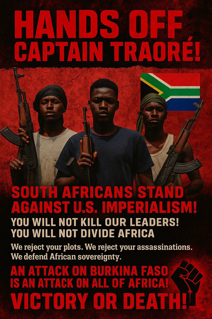 South Africa 🇿🇦 is ready for Captain Ibrahim Traore come April 30th, are you ready?