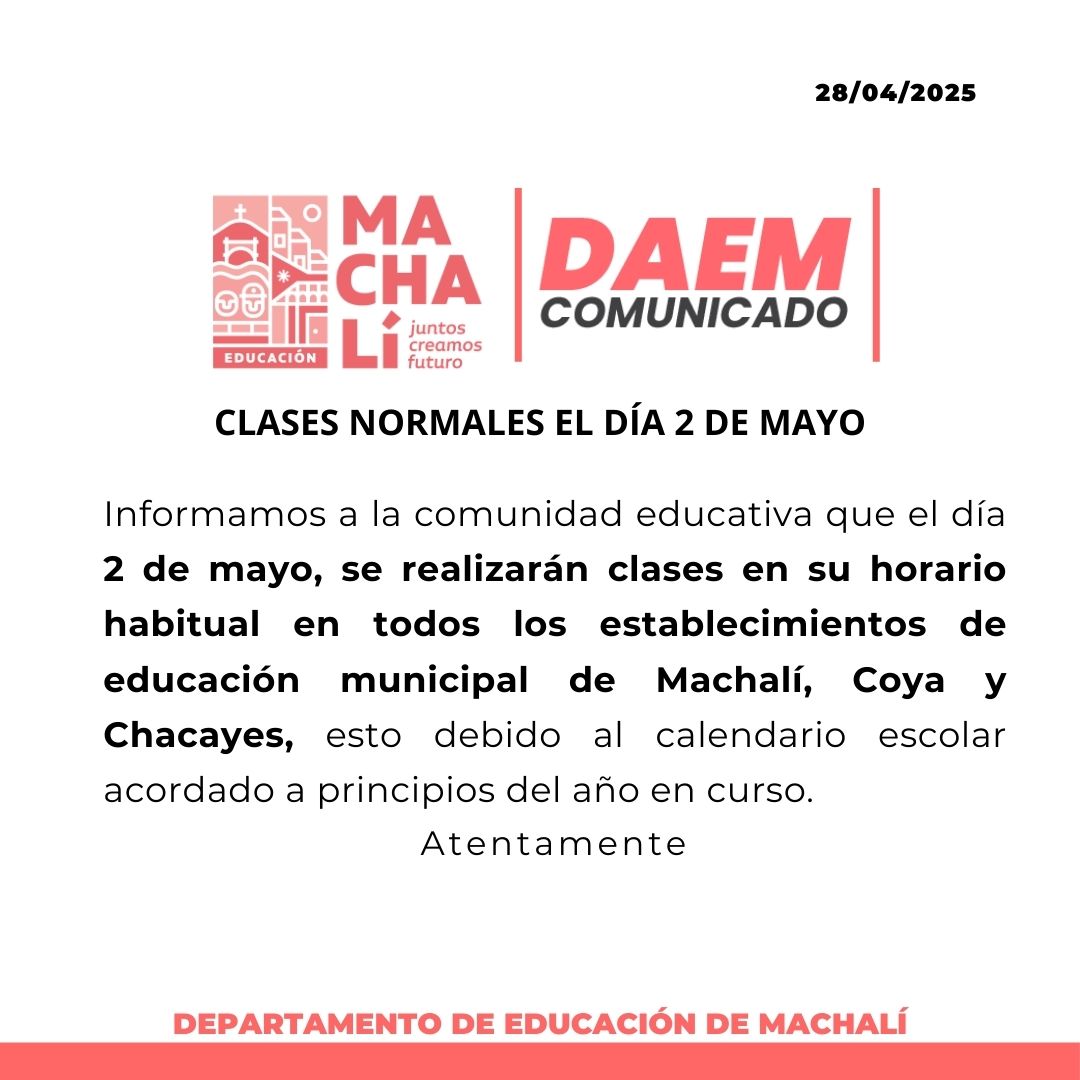 Educación Machalí tweet media