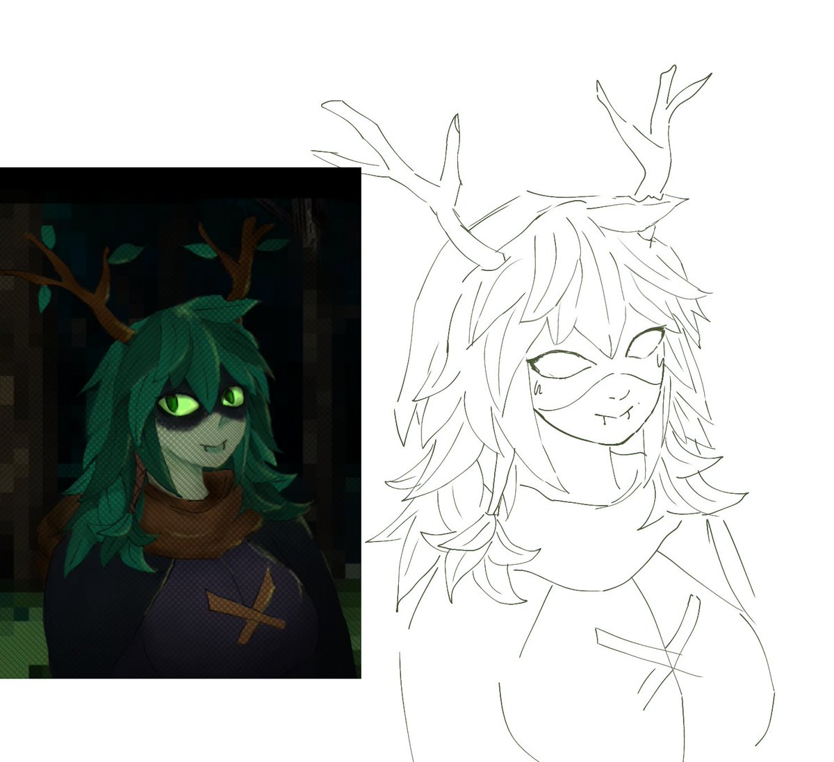 ragebaitcoon's tweet photo. Huntress my beloved she could kill me and I'd worship her
#adventuretime #adventuretimefanart #huntresswizard (both drawings mine, left one is an unfinished something :b https://t.co/J9uO6QMsaB