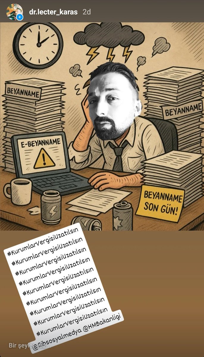 #KurumlarVergisiUzatılsın 
Yıldık...
Tukendik...
Yetisemiyoruz...
.
.
.
<a href="/MuhasebeBT/">Muhasebe Bilenler</a>