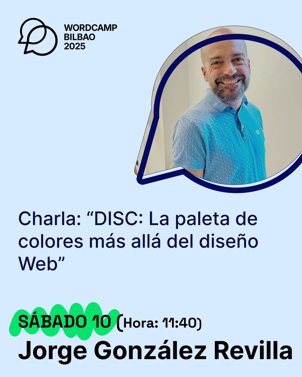 Ni el apagón podrá impedir que anunciemos a <a href="/jorgegrev/">Jorge González Revilla</a> como ponente de <a href="/WCBilbao/">WordCamp Bilbao</a>. Si, si, como lo lees. Si no te quieres perder su charla y muchas más, corre a asegurarte tu plaza.
🔗bilbao.wordcamp.org/2025/comprar-e…

#WCBilbao25 #WordPress #WordCamp