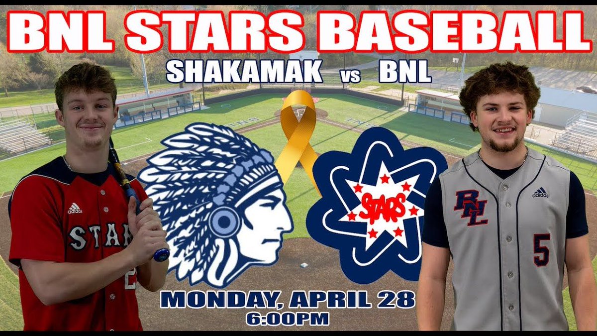 BNL LIVE TONIGHT!  BNL BASEBALL vs SHAKAMAK!  Strikes Against Cancer game!  Get to BNL Field for a 6pm start or join us on YouTube!

youtube.com/live/rtBMvmFkI…