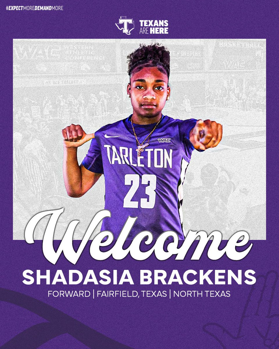 Tarleton State Women's Basketball (@tarletonwbb) on Twitter photo Adding some πππ‘π₯πππ’ππ’π¬π¦ to our lineup! βοΈ
Former North Texas forward <a href="/shadasiamishel1/">shadasia._mishelle</a> is a Texan! π€
π°| tinyurl.com/59wffs5f Adding some πππ‘π₯πππ’ππ’π¬π¦ to our lineup! βοΈ
Former North Texas forward <a href="/shadasiamishel1/">shadasia._mishelle</a> is a Texan! π€
π°| tinyurl.com/59wffs5f