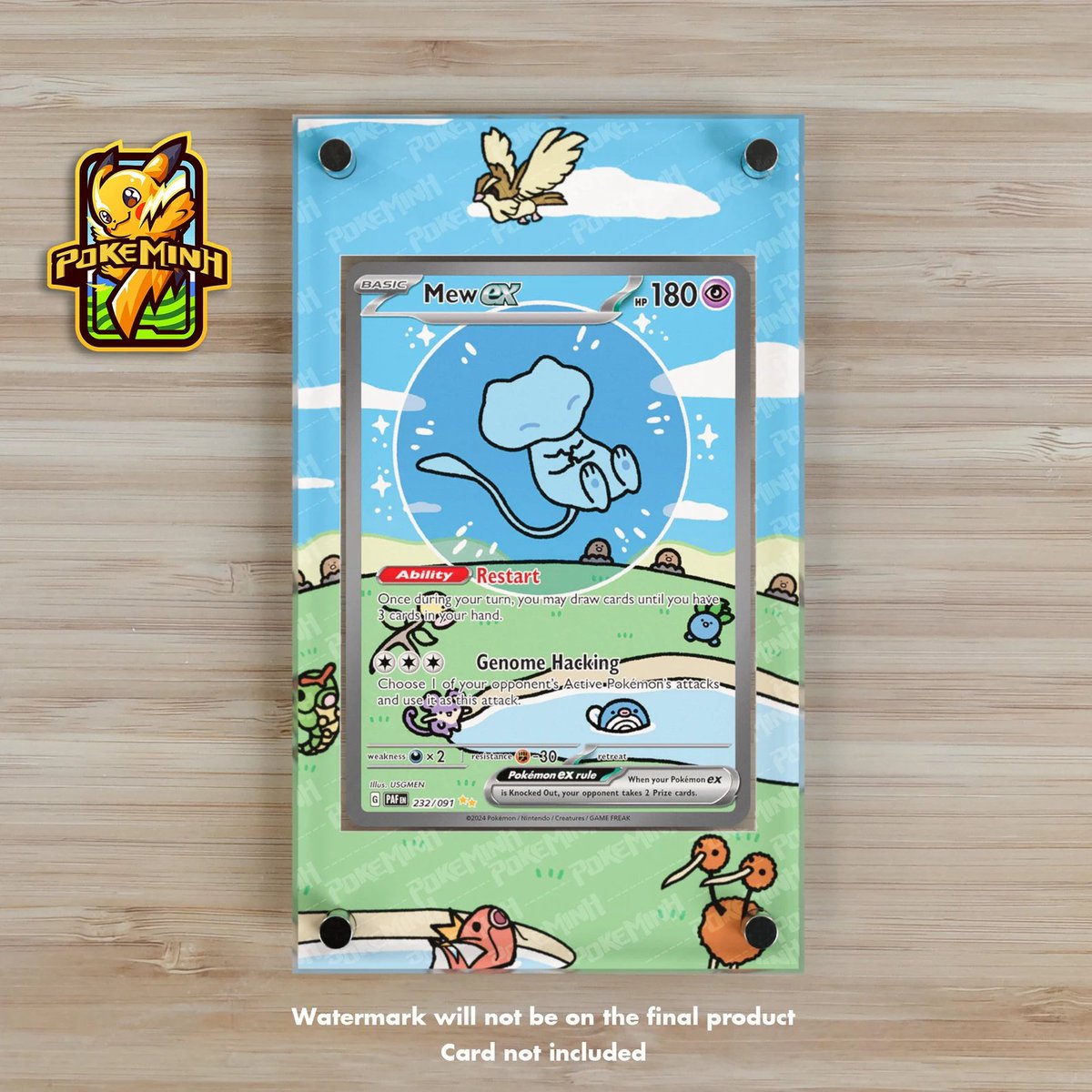 Pokemon Card Extended Art Display Cases &amp; Frames by PokeMinh

Umbreon VMAX Alternate Art Evolving Skies / Eevee Heroes Graded Display Case
bit.ly/3RDRDdL
Latios &amp; Latias 2-Card Display Case
bit.ly/42ASkLj
Full Set of Eeveelutions EX SAR/SIR Custom Display Cases