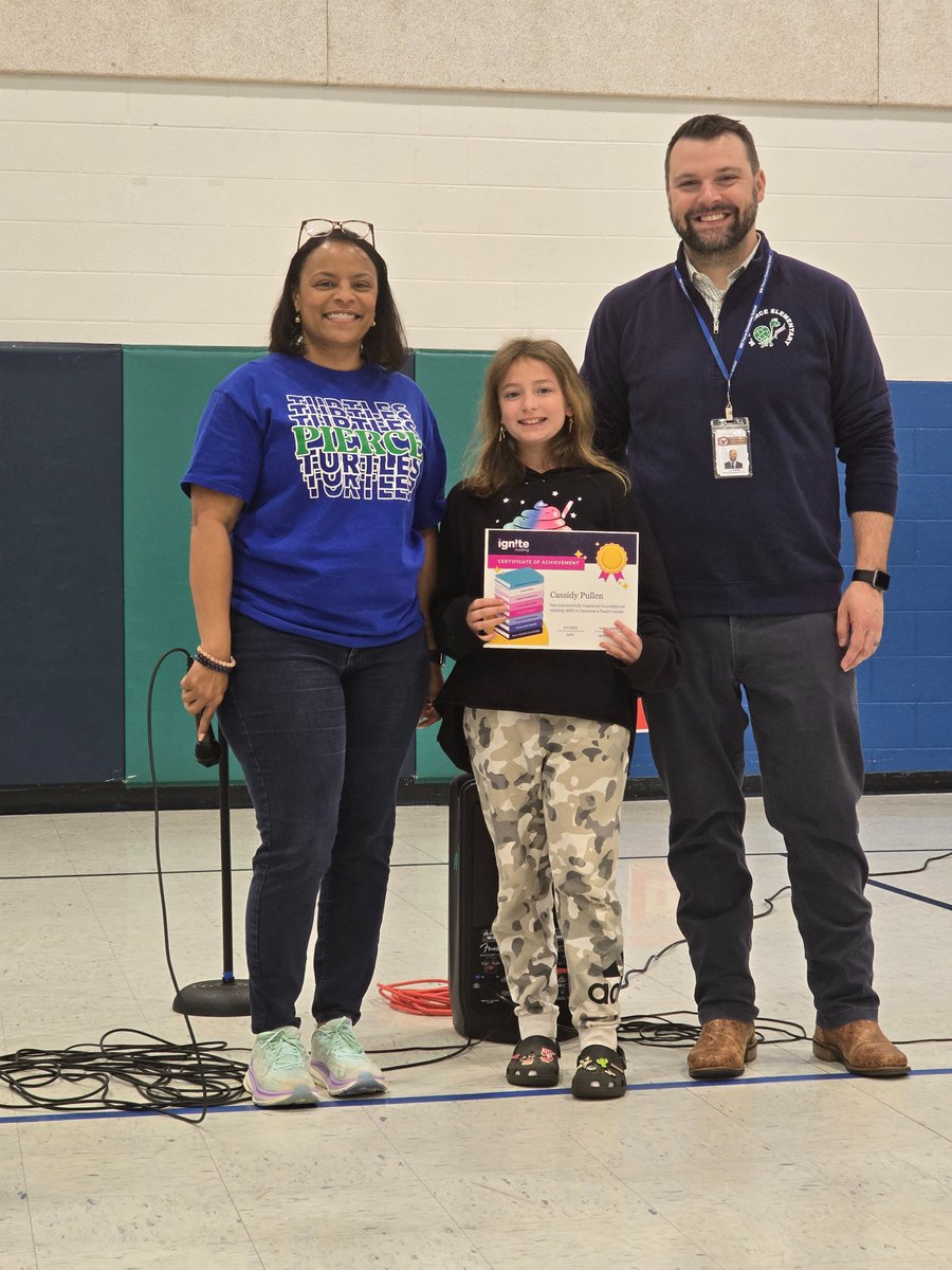 MMPTurtles's tweet photo. Shoutout to Cassidy Pullen for mastering foundational reading skills and successfully completing the IGNITE program! #piercepride @FCPS1News https://t.co/Nas5QLliBR