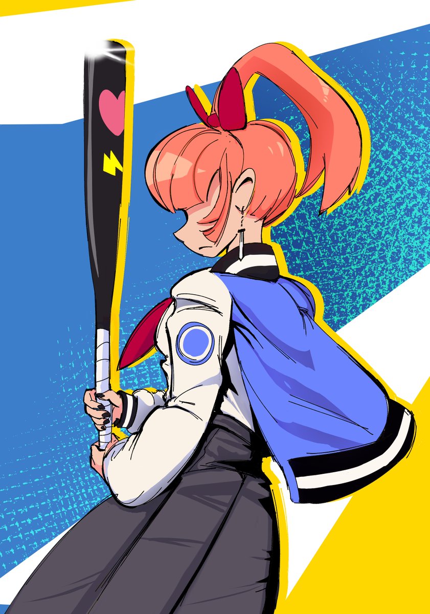 Wand_ll's tweet photo. kyoko de river city girls, desenho para um amigo https://t.co/fP6uNVVaGu