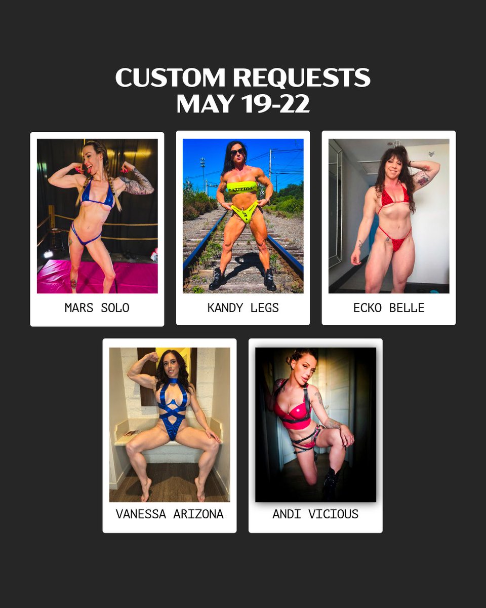 Mars Solo 🤍 XBiz Miami 5/18-5/22 (@mars__solo) on Twitter photo ✨Get your custom requests in for this group of strong hotties
<a href="/Mars__Solo/">Mars Solo 🤍 XBiz Miami 5/18-5/22</a>
<a href="/Goddessmuscle11/">Kandy Legs Xbiz Miami</a>
<a href="/Eckobelleflexes/">Eckobelle (miami xbiz)</a>
<a href="/NessaArizonaxxx/">Vanessa Arizona 🇮🇹 Italy 4/24-5/5 ✈️</a>
<a href="/PayAndiVicious/">Goddess Andi</a> ✨Get your custom requests in for this group of strong hotties
<a href="/Mars__Solo/">Mars Solo 🤍 XBiz Miami 5/18-5/22</a>
<a href="/Goddessmuscle11/">Kandy Legs Xbiz Miami</a>
<a href="/Eckobelleflexes/">Eckobelle (miami xbiz)</a>
<a href="/NessaArizonaxxx/">Vanessa Arizona 🇮🇹 Italy 4/24-5/5 ✈️</a>
<a href="/PayAndiVicious/">Goddess Andi</a>
