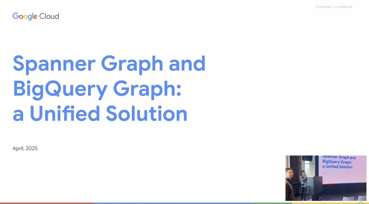 Cyb3rWard0g's tweet image. Scaling Spanner Graph for ultra‑large knowledge graphs in Google’s DBs @googlecloud #GraphThePlanet @Graphistry