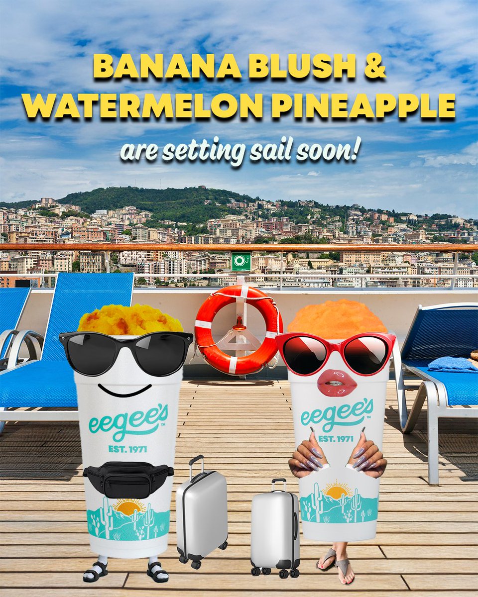 Banana Blush and Watermelon Pineapple are setting sail! 🚢 ☀️ Get them before they are gone! Ends April 30th.
