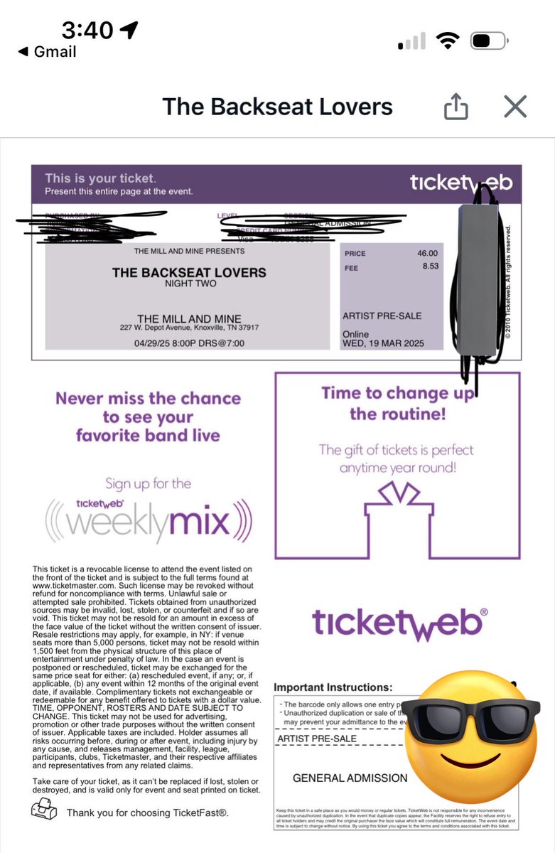 evermorexstill's tweet photo. Guys please help I bought tickets on stubhub and this is what they gave me… is it a scam https://t.co/hXH58wNzet