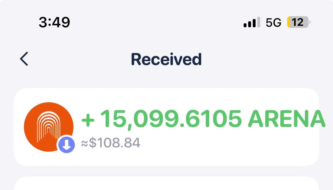 Just claimed weekly rewards from <a href="/TheArenaApp/">The Arena ⚔️</a> 

15k $ARENA ~ $108

Just for staking! 

Join here: 
arena.social/?ref=KINGETH22