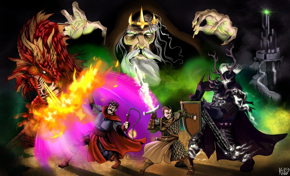 kat_nap_fever's tweet image. Finished!! I absolutely LOVED making this! Fantasy art is my forte, so this was a joy to create!

So hey, @TakeItEasy_Pod, if you're serious about wanting a dark fantasy piece made, here's my submission to showcase my work!

#takeiteasy #tednivison #tednivisonfanart #tuckerkeane