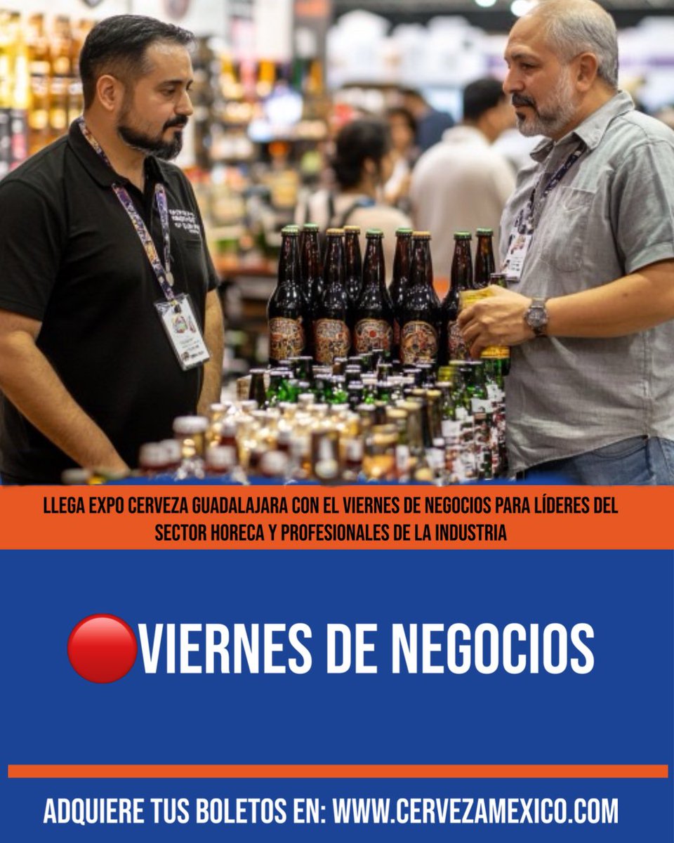 Expo Cerveza Guadalajara presenta tres días para hacer negocios en torno a la industria de la cerveza artesanal y un viernes especializado en la experiencia de negocios a compradores y visitantes especiales. 

cervezamexico.com/guadalajara/ll…