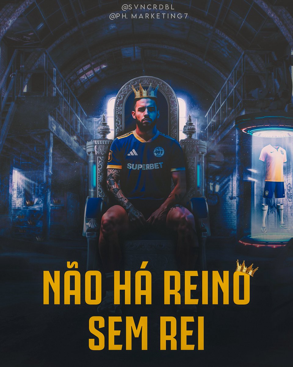 svncrdbl's tweet image. Não há reino sem rei.
Existe uma diferença entre usar a coroa, e ser digno dela.
Falsos reis se ajoelharão para o retorno do verdadeiro Rei.
👑@kelvinON95 
🇧🇷 @g3xFC