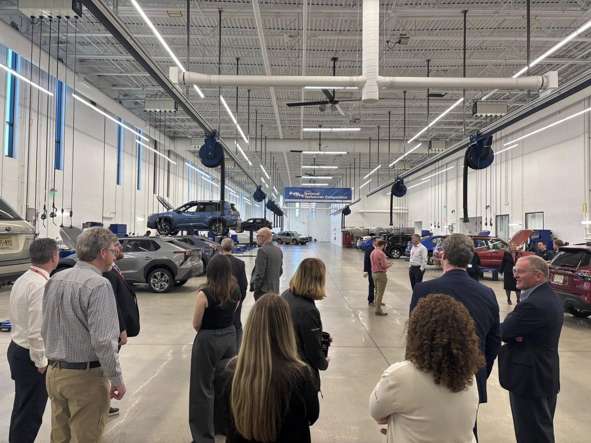 Today I joined a few  legislative colleagues in Camden to visit Subaru HQ. We got a tour of their campus, a presentation of their impact on South Jersey, and even a tech demo. Thanks in part to Subaru’s awesome work, SJ is a hub for business— seeing it firsthand never gets old!