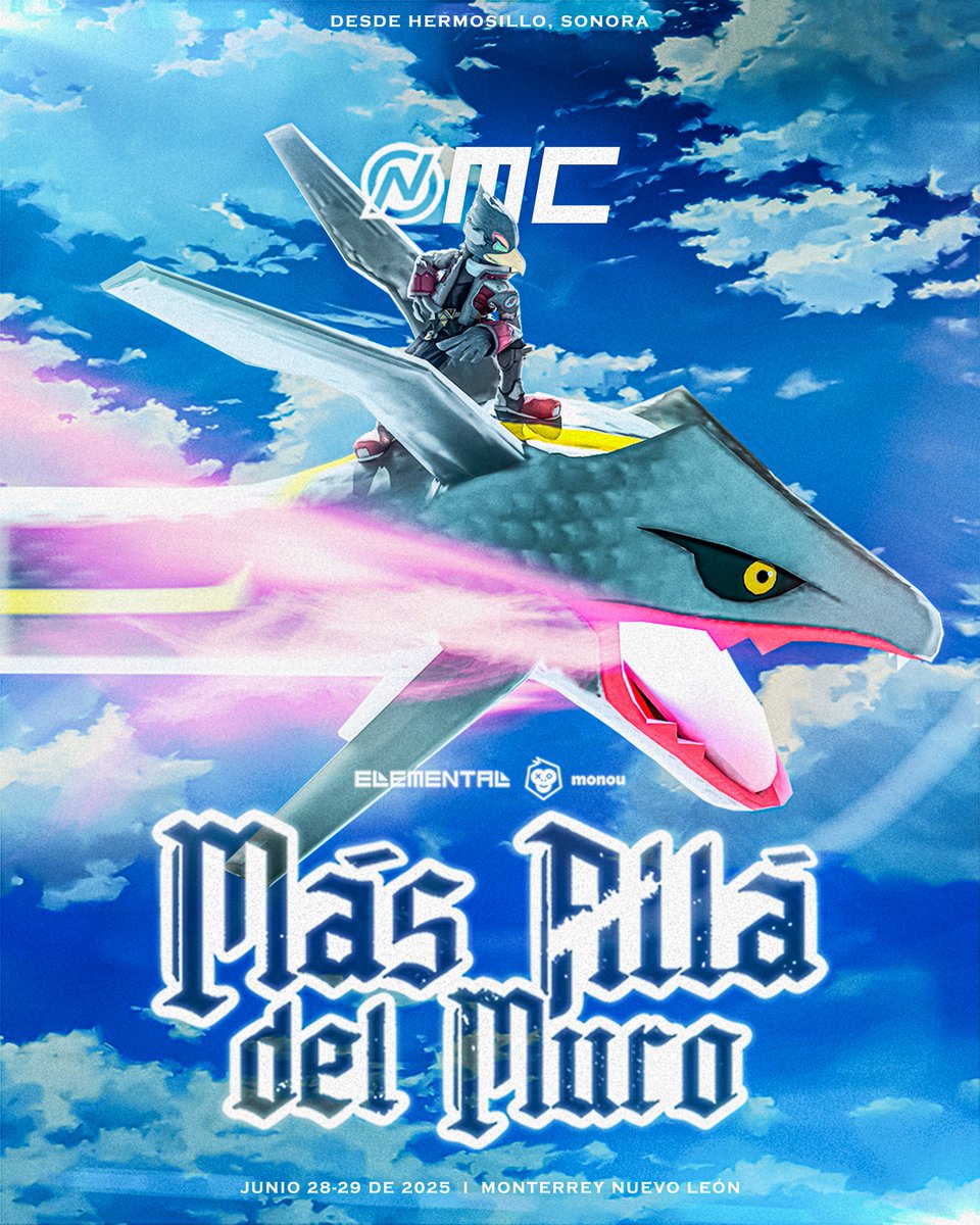 ¡Volando desde Hermosillo y aterrizando en tierras regias!

Llega <a href="/MC121913/">MC</a>, el mejor Falco de México a competir en Mas Allá del Muro donde conseguirá llevarse todo y quedar como el supremo campeón del torneo.

⬇️INSCRIPCIONES YA DISPONIBLES⬇️

#MasAlláDelMuro⚔️🧱🔥