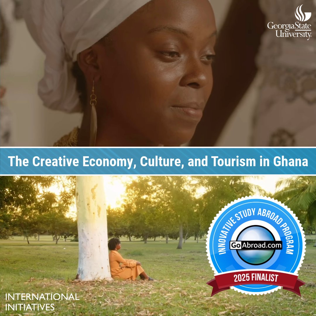 International Initiatives (@gsuoii) on Twitter photo Georgia State University's Study Abroad Program: The Creative Economy, Culture, and Tourism in Ghana is a finalist for the Innovative Study Abroad Program Award. Image captured from <a href="/indiaarie/">India Arie</a> Short Film: Walk Through the Fire Georgia State University's Study Abroad Program: The Creative Economy, Culture, and Tourism in Ghana is a finalist for the Innovative Study Abroad Program Award. Image captured from <a href="/indiaarie/">India Arie</a> Short Film: Walk Through the Fire