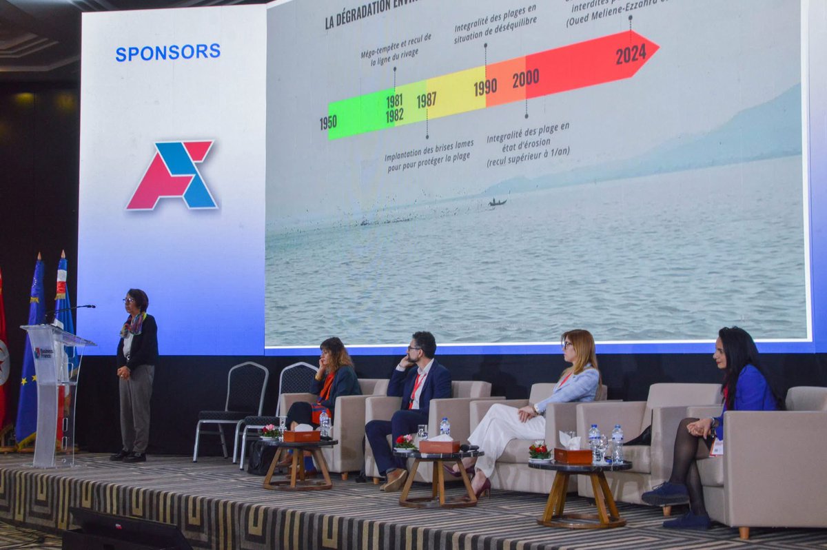 🌍À l’occasion de la 2ᵉ édition du Forum Afrique-France🇫🇷de la transition écologique et énergétique☀️organisée les 23 -24 avril 2025 à Tunis par BusinessFrance, l’IRD et ses partenaires <a href="/INSTM_TN/">INSTM</a> <a href="/AFD_France/">Agence Française de #Développement (AFD) 🇫🇷 🇪🇺</a> ENAU ont présenté l’École des Objectifs de Développement Durable #EODD