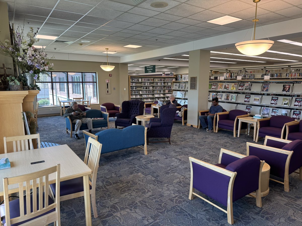 northvillelib's tweet photo. It’s your library; use it at your pace, your way. As a break from daily busy-ness, a calm space to gather your thoughts, a home collection to explore books and other items you don’t have to buy, to meeting up with peers, team mates, and neighbors. 

#NorthvilleDistrictLibrary https://t.co/tXSo94O3nn