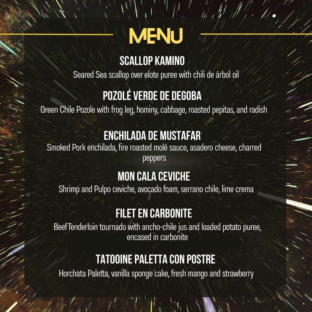 SUNDAY! Get ready for May the 4th Esté Contigo—an epic Star Wars and Cinco de Mayo fusion night filled with six courses, craft beer pairings, and plenty of flavor-packed surprises w/ @TroskoCulinary
loom.ly/e3Q55Pc