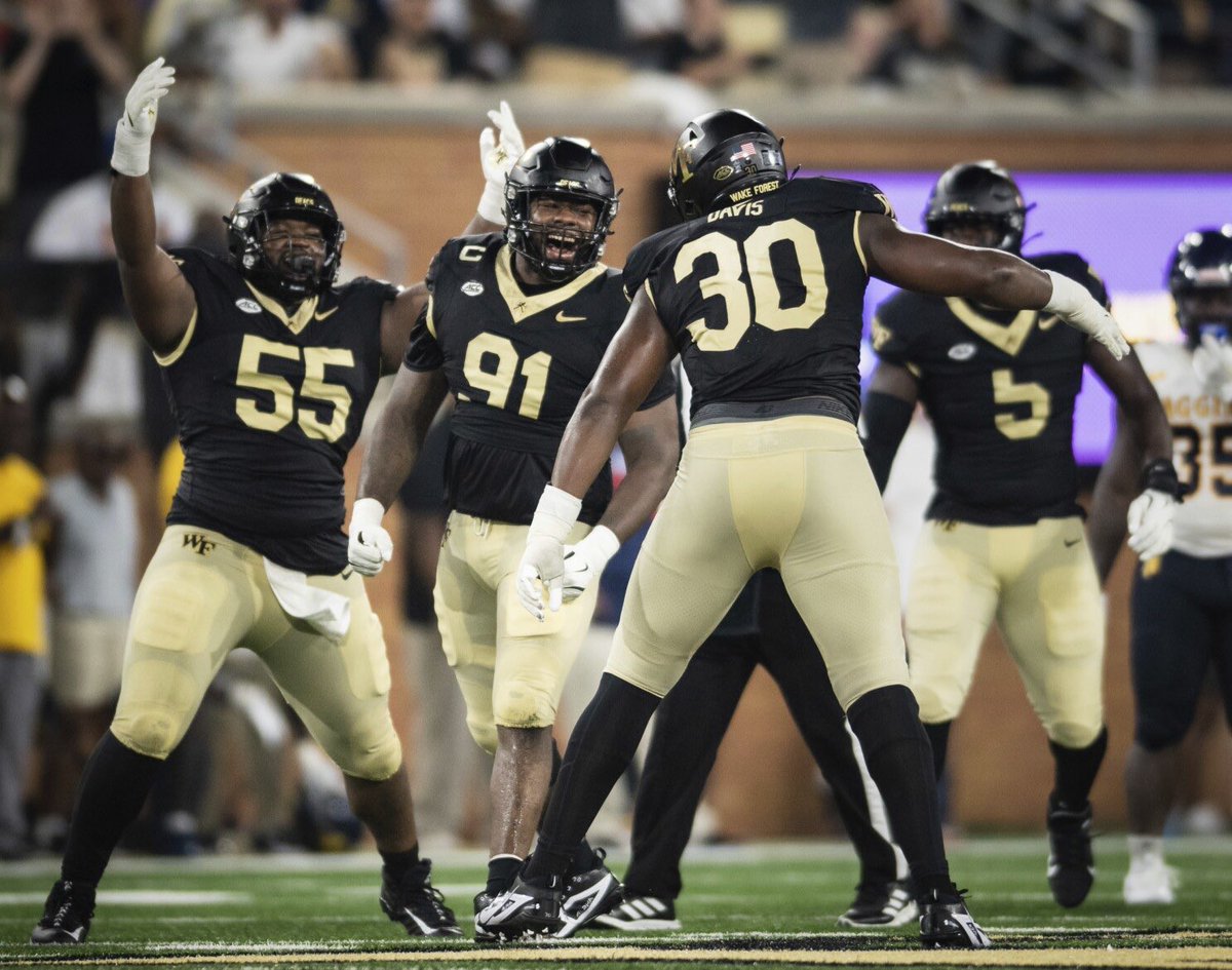 #AGTG After another great conversation with some of the coaching staff I am very blessed to receive a scholarship offer from Wake Forest University!!