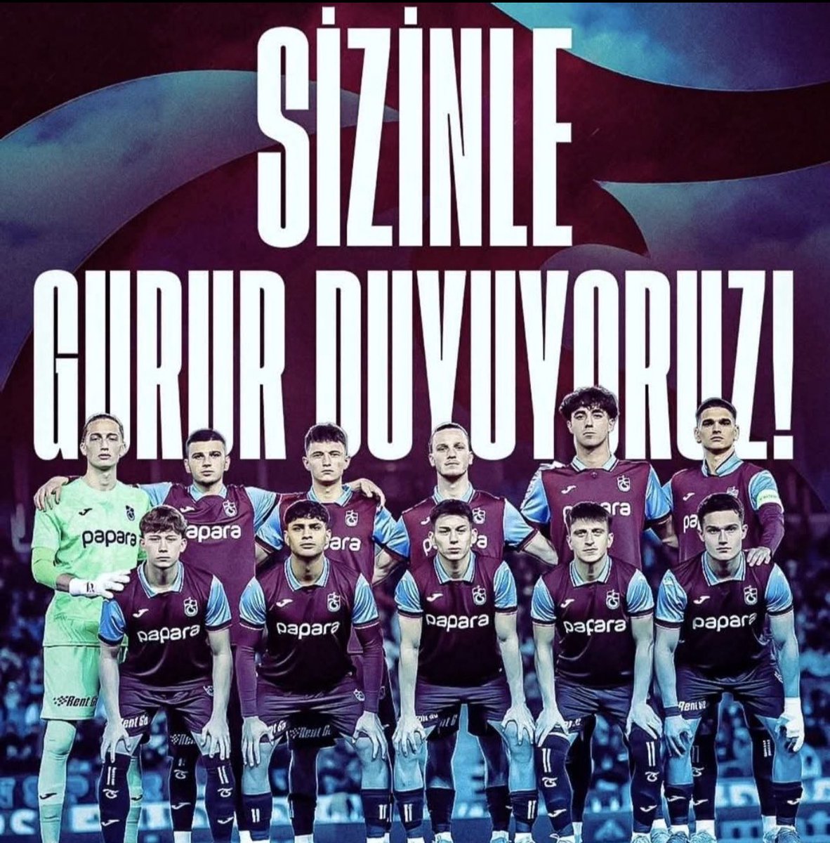 Bizlere yaşattığınız bu mutluluk için teşekkürler Kuzeyin Çocukları 🙏♥️💙 Finalde oynanan maçın mağlubiyeti olmaz. Gözyaşlarınız hep mutluluktan olsun.
#TrabzonsporU19