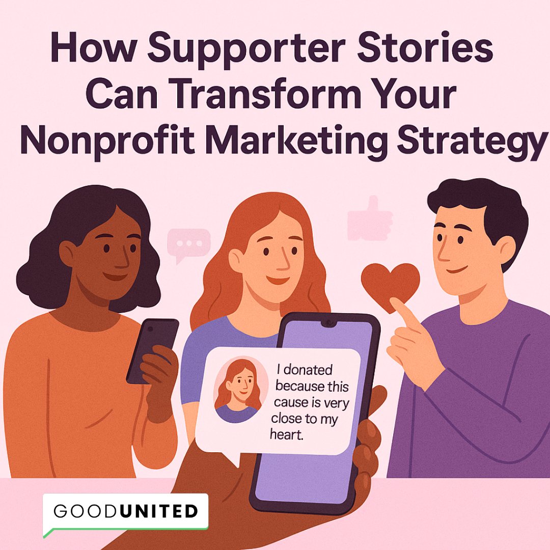 Behind every fundraiser is a story. Don’t just ask for donations—ask for stories.  

That’s how you build connection and turn campaigns into movements. 👉 goodunited.io/blog/how-suppo…