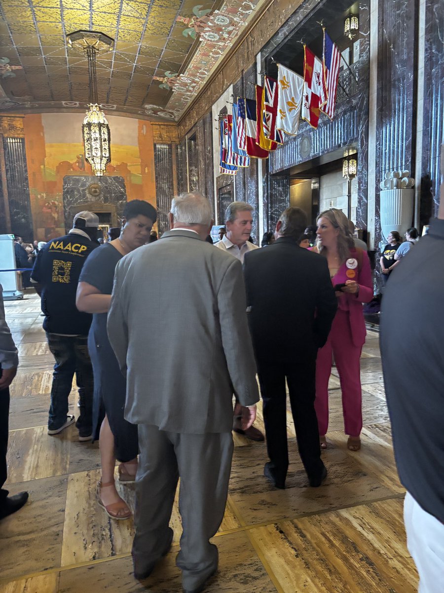 TruckinginLA's tweet photo. Ready for reform at the capital! Our team is here, united in our mission for meaningful reform in Louisiana! #MakeInsuranceAffordableAgain
 #lalege #Lagov https://t.co/Bar0Fxf54U