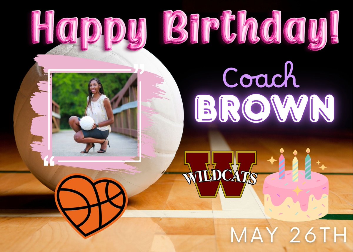 Cy Woods Athletics 212 (@cw_athletics) on Twitter photo Starting the week off by wishing a Happy Birthday to Coach Brown of <a href="/CyWoodsVB/">CyWoods Volleyball</a> and <a href="/CWBballgirls/">CyWoods Girls Bball</a> !! Hope you have the best day!! Starting the week off by wishing a Happy Birthday to Coach Brown of <a href="/CyWoodsVB/">CyWoods Volleyball</a> and <a href="/CWBballgirls/">CyWoods Girls Bball</a> !! Hope you have the best day!!
