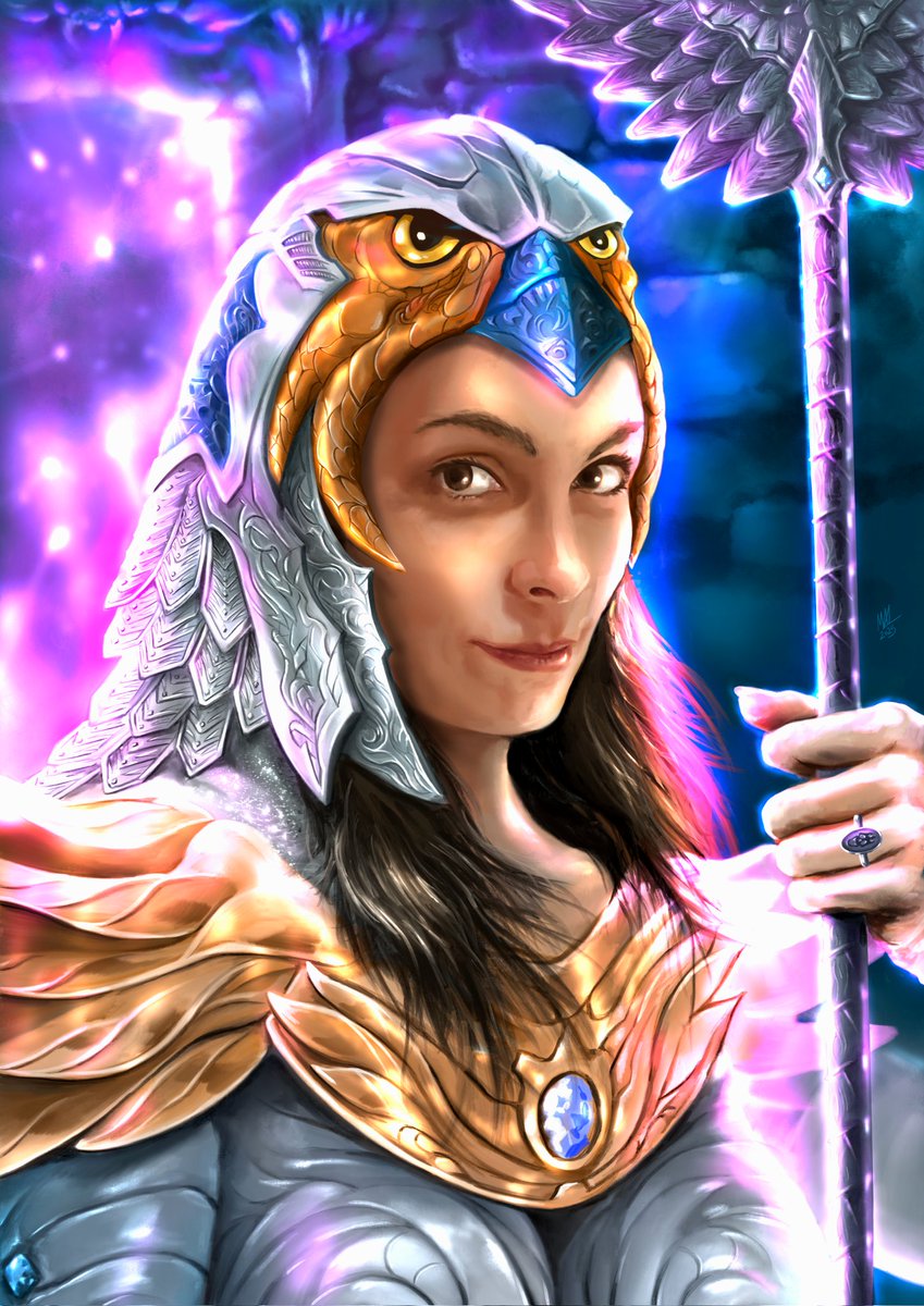 Mark_Lapping's tweet photo. Happy #MOTUDay 
The Sorceress. Teela Na, the guardian of Castle Grayskull's ancient secrets. One look from this wondrous Goddess lets you know She IS the Power itself. 💪⚔️
New #FanArt by ##MarkLapping 
#MOTU ##MastersoftheUniverse #Sorceress #HeMan #digitalpainting https://t.co/NGCiVfHQOc