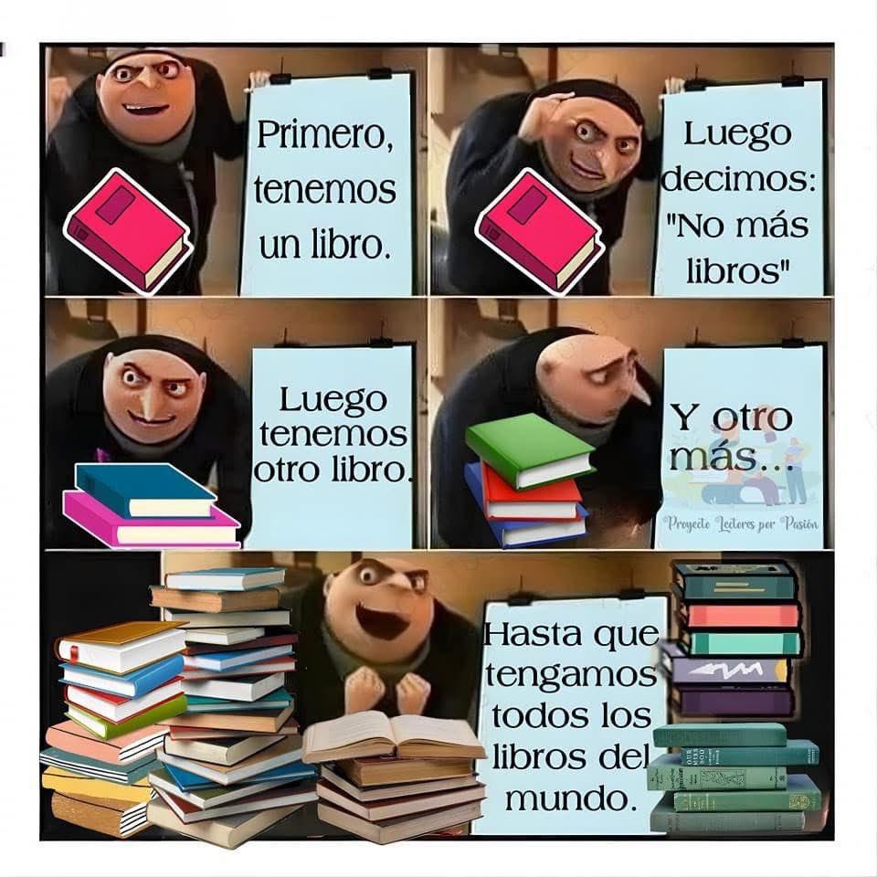 papalector's tweet photo. ¡Y la mayoría sin leer! 🤭

#EsDeLectores #CosasDeLectores #HumorLiterario https://t.co/2lekQYKr5E