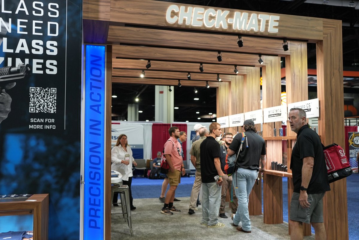 Check_MateMags's tweet photo. 🚨 NRA 2025 was WILD—check out these moments! 🚨 Our booth was non-stop action, from showing off the 1911 Double Stack UHC Magazine to meeting awesome 2A fans. Big thanks to everyone who visited Booth 1545! What was your favorite NRA highlight? Reply below! 💪 [Thread 1/2] https://t.co/QDIMfBfut3