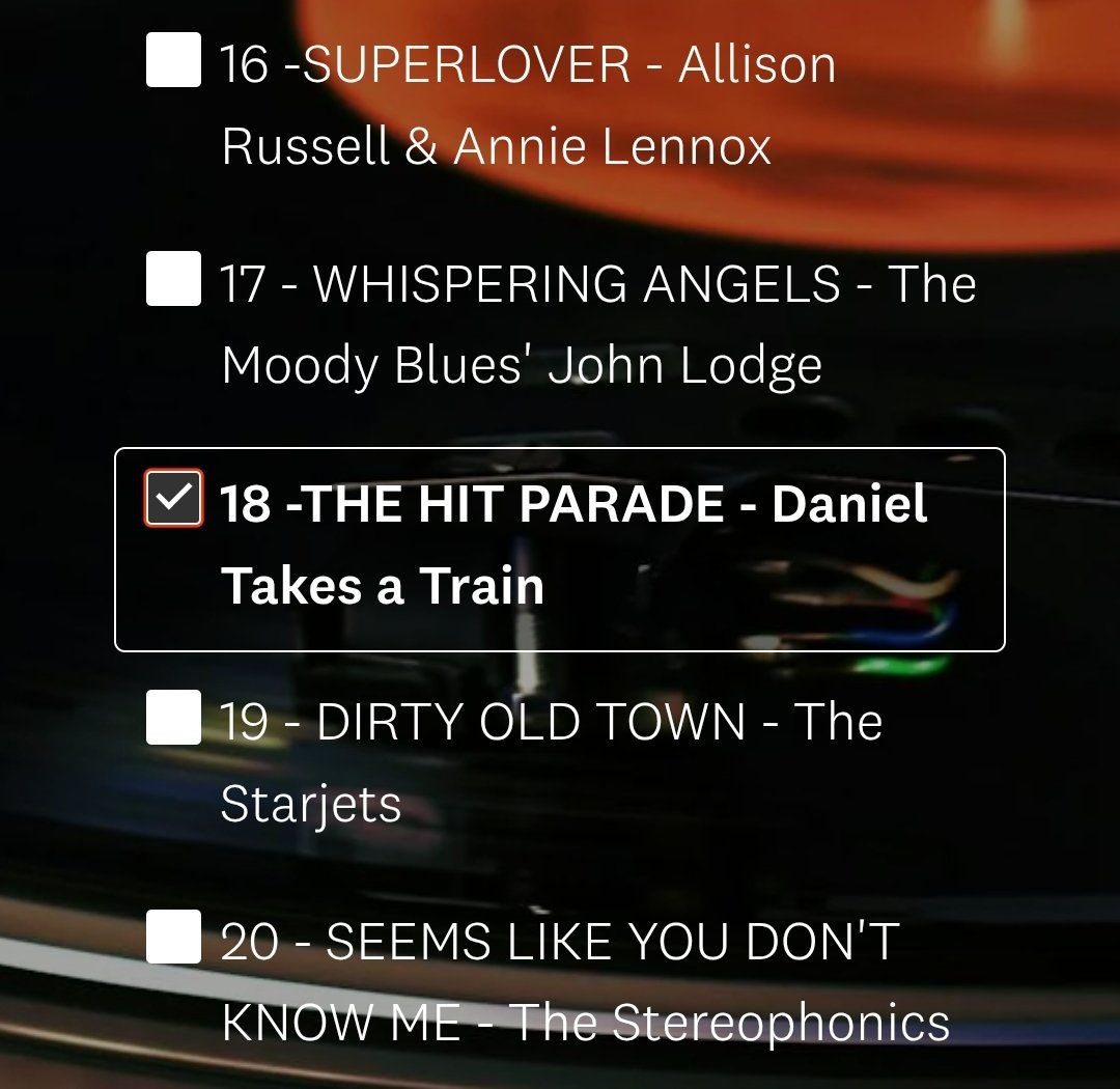 Daniel Takes A Train (@takesatrain) on Twitter photo Yay!...Thanks all, we've made The <a href="/HeritageChart/">TheHeritageChart</a> #Top20 !..Can we go higher?..Your votes could make it happen, currently No.18...🤩🎶🎵
**VOTE VIA THE LINK BELOW**
uk.surveymonkey.com/r/522BLGP
<a href="/SeanUsherRadio/">Sean Usher 🎧</a> <a href="/and_80s/">80s Bands And Musicians</a> <a href="/MikeReadUK/">Mike Read</a> <a href="/miketameside/">Mike Wallbank</a> <a href="/choose80s/">Choose 80s</a> <a href="/BBCRadioKent/">BBC Kent</a> <a href="/CoathGraham/">Graham Coath</a> Yay!...Thanks all, we've made The <a href="/HeritageChart/">TheHeritageChart</a> #Top20 !..Can we go higher?..Your votes could make it happen, currently No.18...🤩🎶🎵
**VOTE VIA THE LINK BELOW**
uk.surveymonkey.com/r/522BLGP
<a href="/SeanUsherRadio/">Sean Usher 🎧</a> <a href="/and_80s/">80s Bands And Musicians</a> <a href="/MikeReadUK/">Mike Read</a> <a href="/miketameside/">Mike Wallbank</a> <a href="/choose80s/">Choose 80s</a> <a href="/BBCRadioKent/">BBC Kent</a> <a href="/CoathGraham/">Graham Coath</a>