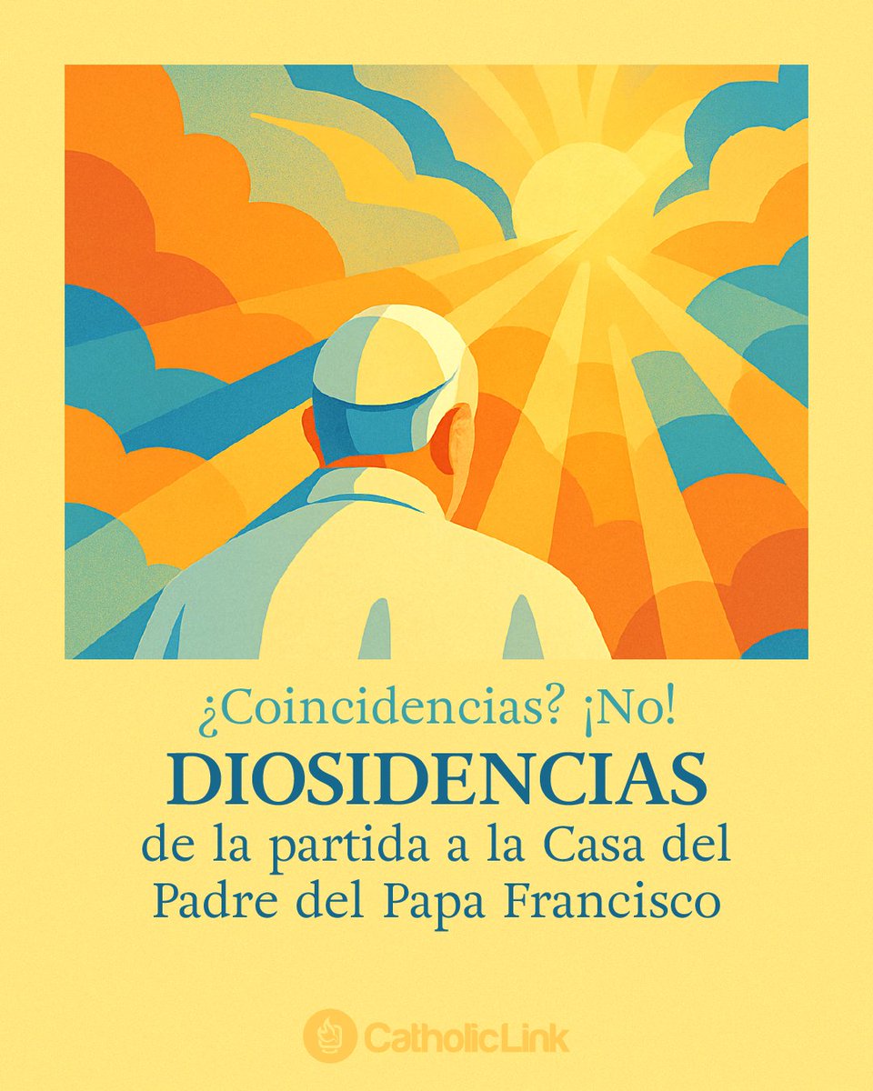 catholiclink_es's tweet photo. Recordando hace una semana la partida de nuestro Papa Francisco y la presencia de Dios 🌟

¡Mira las Diosiodencias en este hilo!

Fuente: EWTN Español https://t.co/1EVA5TbB1c
