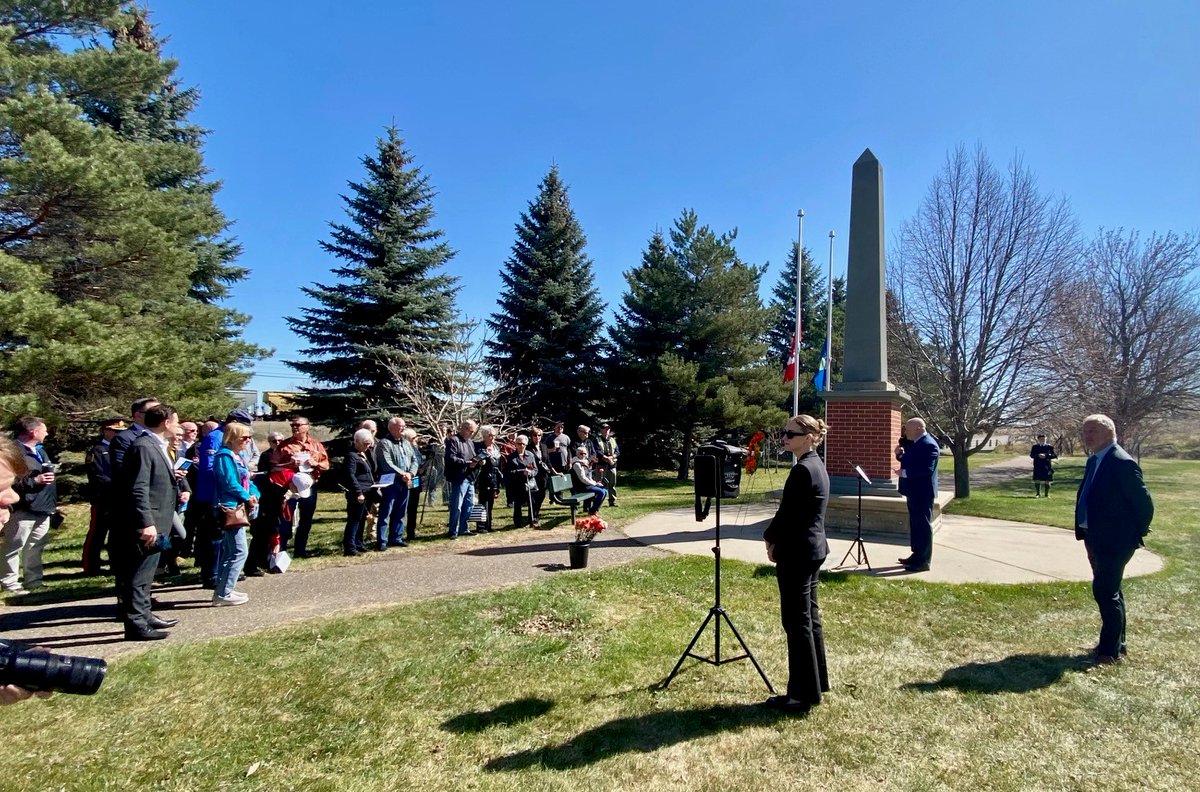 Around 55 people were in attendance at the Day of Mourning ceremony today.

We all took time to remember those workers who lost their lives through workplace injury or illness.

 Pictured are the regional safety committee team and some of the many attendees.