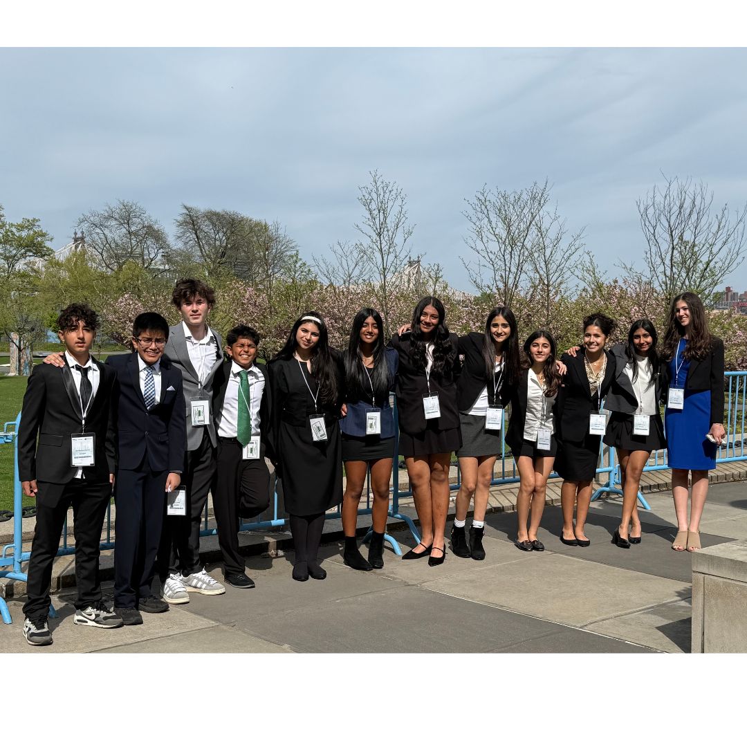 FSAPrivate's tweet image. 🌎🏛️ Our MS Model UN team rocked NYC at the Global Classrooms Intl. MUN Conference!
✅ All delegates recognized
✅ Top 3 Performing School
✅ Secretary-General Award winners!
Proud of our Mustangs! 🕊️✨ #FSAProud #ModelUN #FutureLeaders