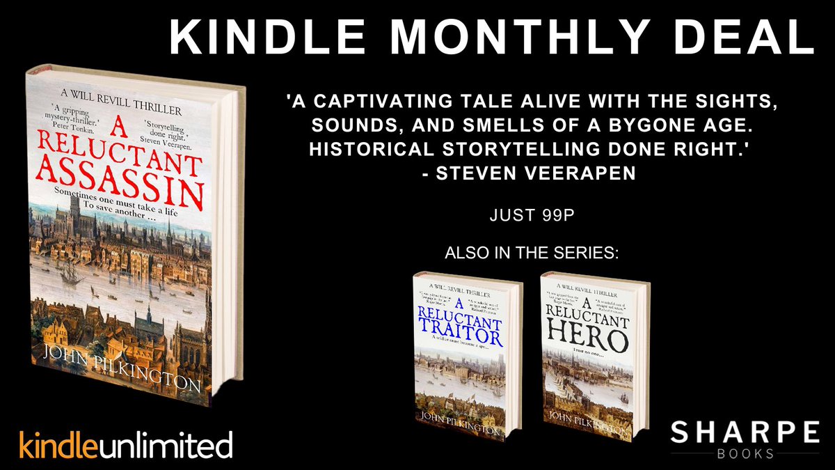 Sharpe Books (@sharpebooks) on Twitter photo #KindleMonthlyDeal #99p
A Reluctant Assassin,
By <a href="/_JohnPilkington/">_JohnPilkington</a>
"Historical storytelling done right."
amazon.co.uk/dp/B0B6G5M7T3/
#crimefiction #tudors #kindleseries #KindleMonthlyDeal #99p
A Reluctant Assassin,
By <a href="/_JohnPilkington/">_JohnPilkington</a>
"Historical storytelling done right."
amazon.co.uk/dp/B0B6G5M7T3/
#crimefiction #tudors #kindleseries