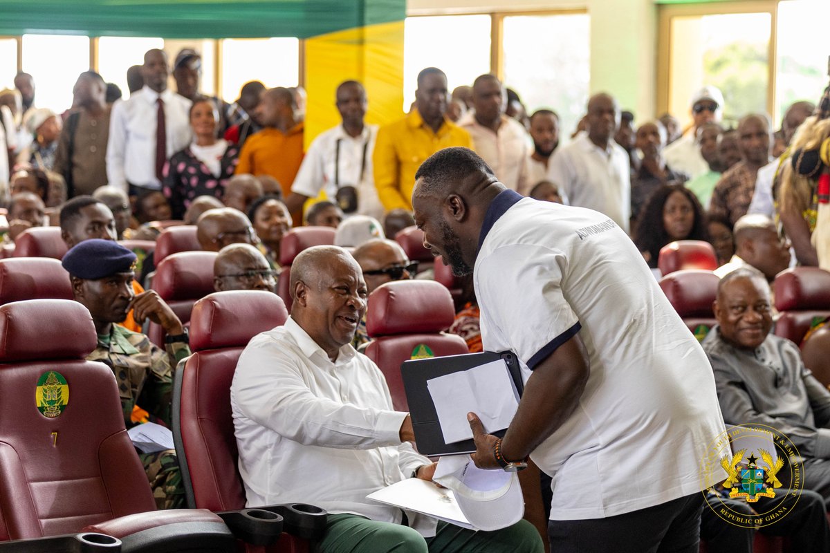 georgeoaddo's tweet photo. The #Adwumawura Programme has officially launched! Today, at the Prempeh Assembly Hall in Kumasi, the Ministry of Youth Development & Empowerment and the National Entrepreneurship & Innovation Programme (NEIP) welcomed HE John Dramani Mahama to launch this trailblazing initiative. The Adwumawura programme is set to empower over 10,000 young Ghanaians, each year, with the resources and funding they need to successfully start or grow their businesses. This programme is just one of many visionary strategies designed to unlock the potential of our youth, providing them with essential support and financial backing. The excitement in the hall said it all; Ghanaian youth are eager and ready to seize the opportunities offered by the Adwumawura programme and other impactful youth policies from this administration. Young people, this is your time; a bright future is here! Aban papa aba! #YouthPower #PromiseDelivered #YouthEmpowerment