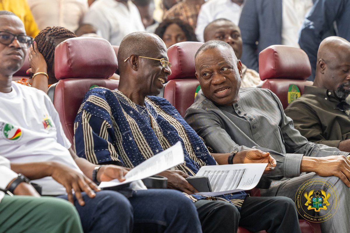 georgeoaddo's tweet photo. The #Adwumawura Programme has officially launched! Today, at the Prempeh Assembly Hall in Kumasi, the Ministry of Youth Development & Empowerment and the National Entrepreneurship & Innovation Programme (NEIP) welcomed HE John Dramani Mahama to launch this trailblazing initiative. The Adwumawura programme is set to empower over 10,000 young Ghanaians, each year, with the resources and funding they need to successfully start or grow their businesses. This programme is just one of many visionary strategies designed to unlock the potential of our youth, providing them with essential support and financial backing. The excitement in the hall said it all; Ghanaian youth are eager and ready to seize the opportunities offered by the Adwumawura programme and other impactful youth policies from this administration. Young people, this is your time; a bright future is here! Aban papa aba! #YouthPower #PromiseDelivered #YouthEmpowerment