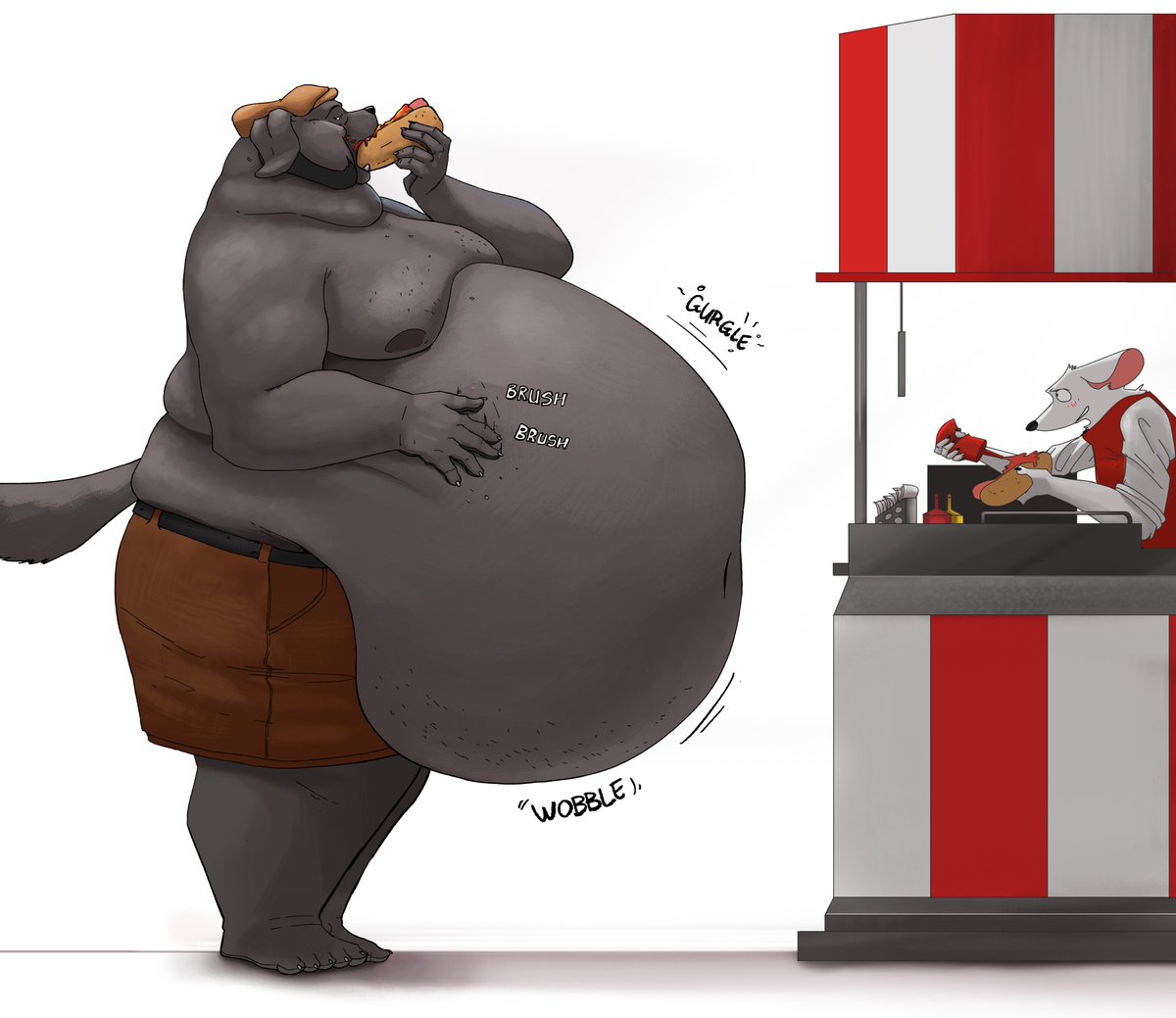 Warmer seasons mean more food stands in town, and Brock's often first in line