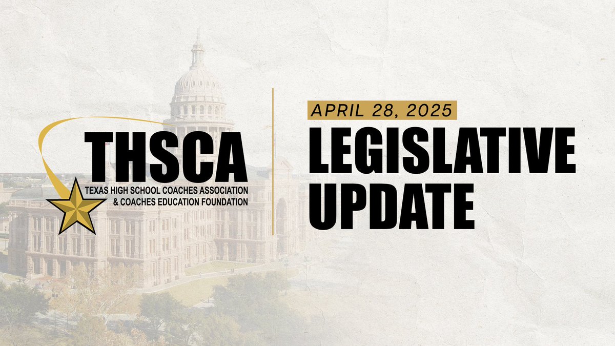 Legislative Update: HB 775 and SB 401

THSCA is opposing HB 775 and SB 401. These bills would allow homeschool students to compete in adjacent school districts if their home district doesn't allow homeschool participation in athletics.

Click here to read the full update from