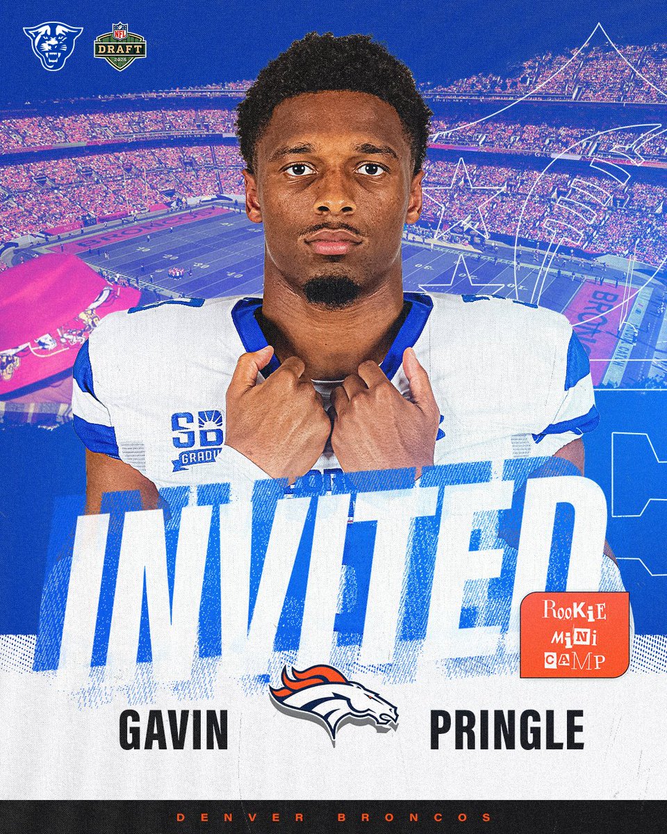 Mile High Country 🐎

<a href="/GavinPringle_/">Gavin P.</a>  has been invited to participate in the @broncos rookie mini camp!

#LightItBlue | #BroncosCountry