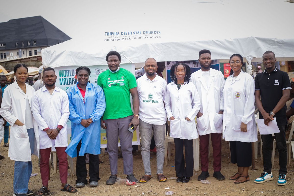 Over 200+ individuals benefited @ Gwagwalada Park Area 1, with positive cases treated onsite. Our outreach reinforced the critical role of early-accurate diagnosis in malaria elimination, #MLSTwitterCommunity &amp; the importance of community-driven health actions. #MalariaEndsWithUs