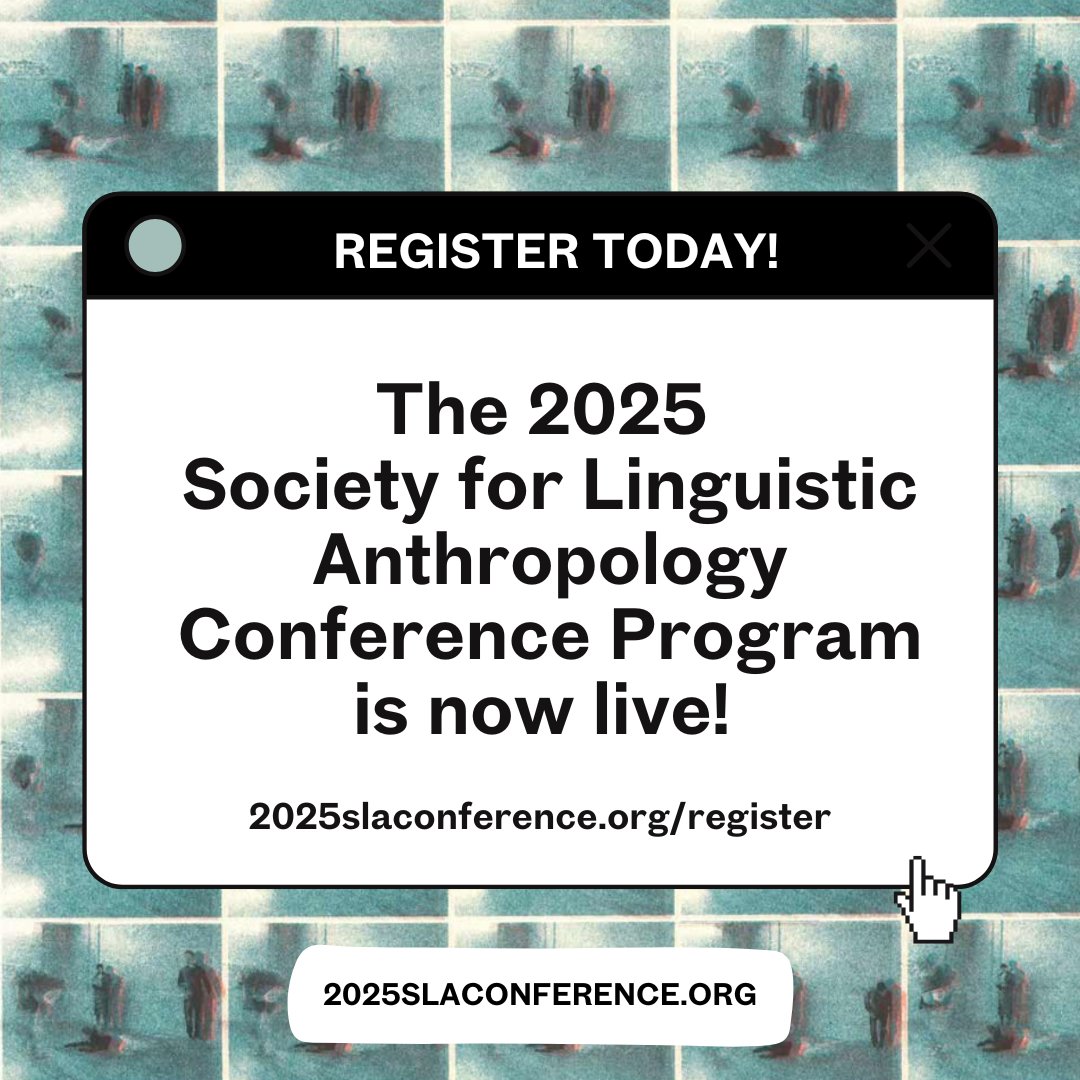 Society for Linguistic Anthropology tweet media