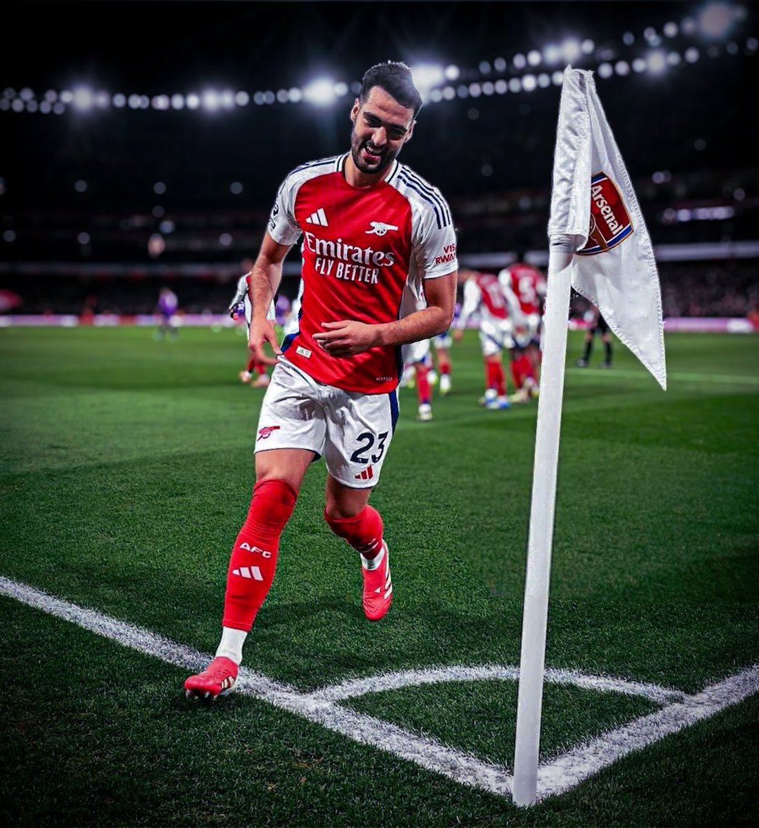TheArsenalMind's tweet photo. It is not hype when it is Mikel Merino. The excitement starts before kickoff because you know you are watching a player built differently. https://t.co/6SkGW3JrTF